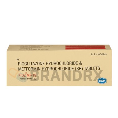 Pioz MF 15/500 mg USV Private Ltd.