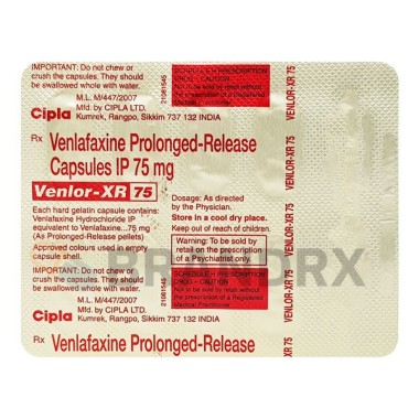 Venlor XR 75 mg Cipla