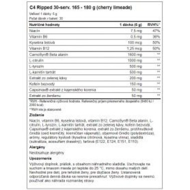 CELLUCOR - C4 Ripped 180 g Cellucor